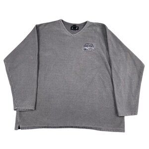 DAI Penn State Nittany Lions Towel Texture Heavy Oversized Grey Sweatshirt Sz XX